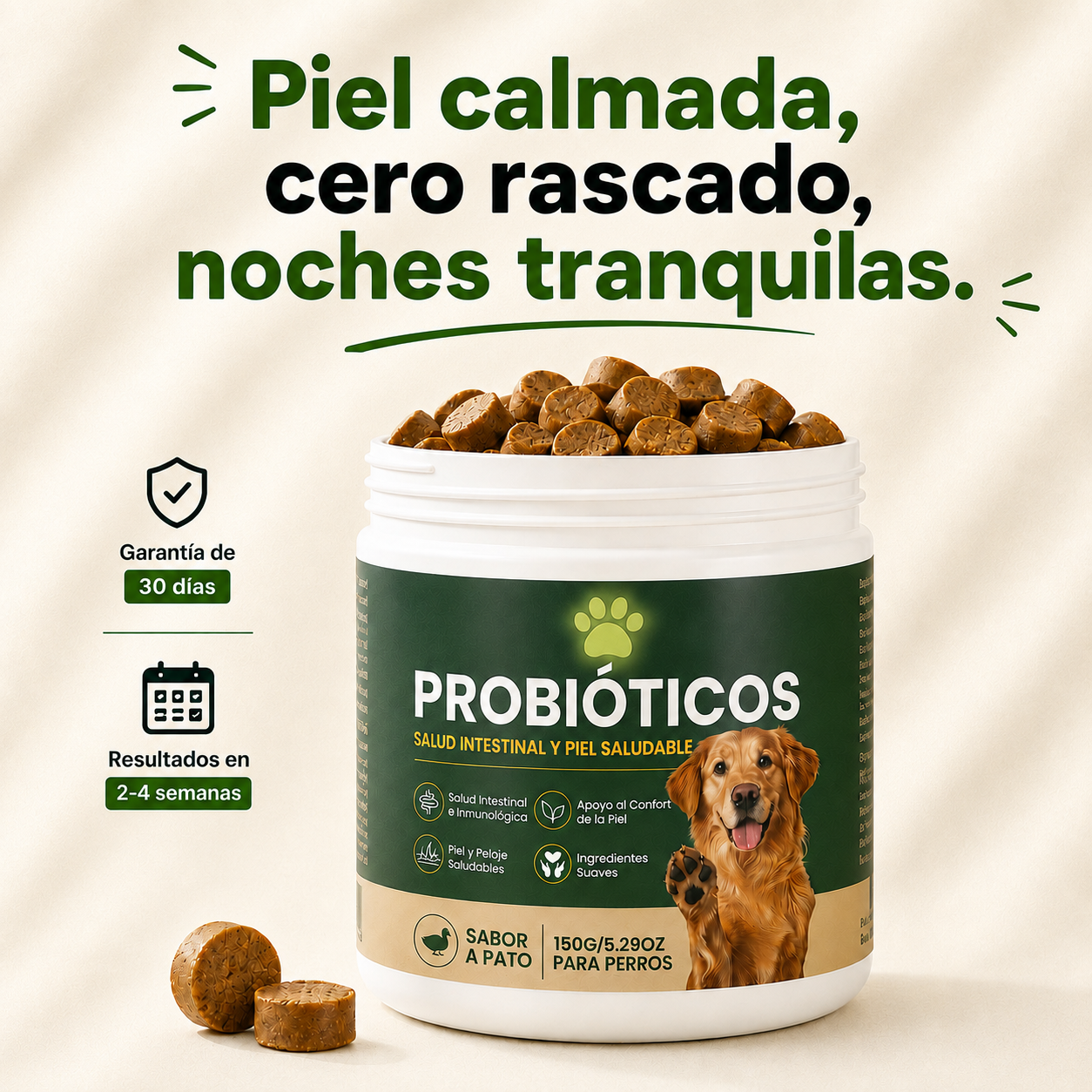 Probiótico para Piel sin Picazón