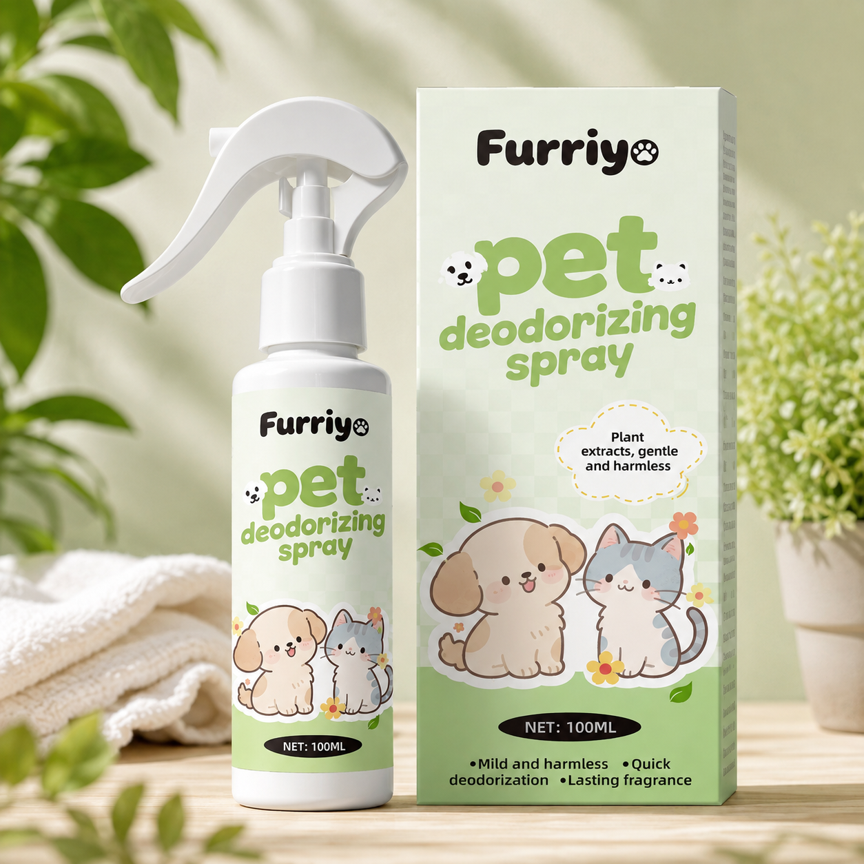 Eliminador de Olores para Mascotas - Spray Natural