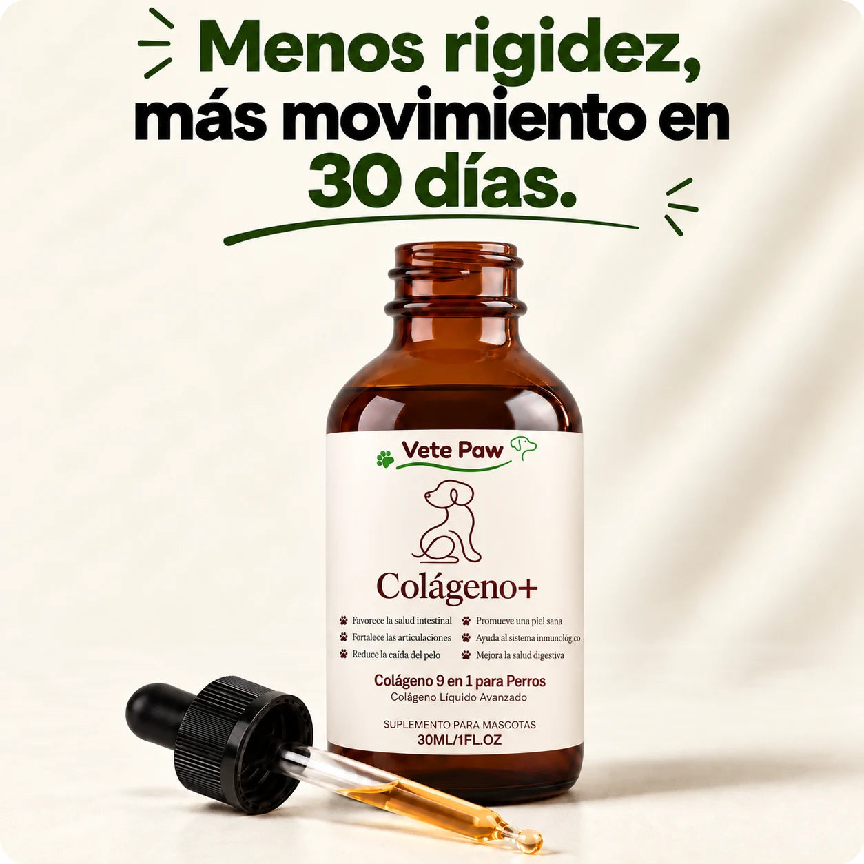 Colágeno en gotas para una mayor movilidad